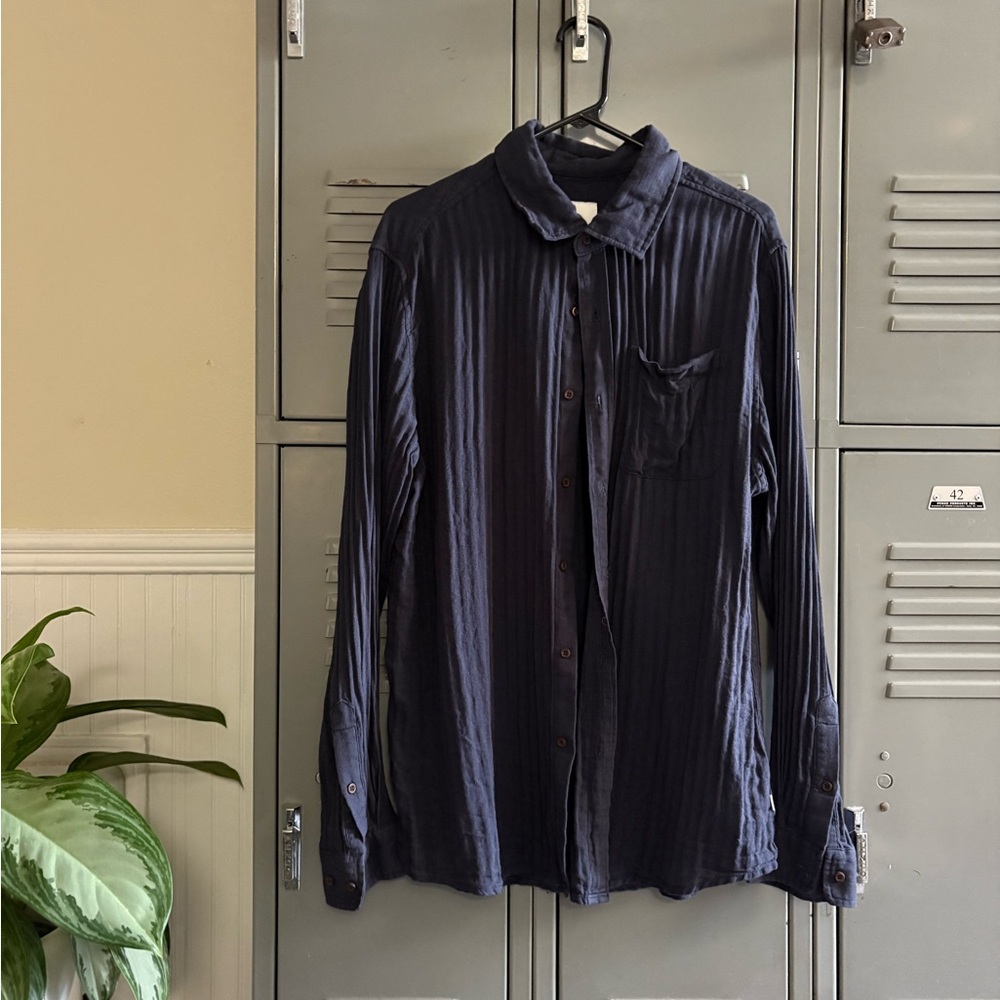 Katin Men’s Linen Button Up - Navy